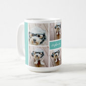 6 Name der Fotocollage Minimalistisch - Farbe bear Kaffeetasse (Vorderseite Links)