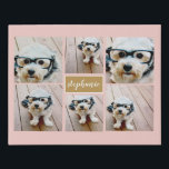 6 Name der Fotocollage Minimalistisch - Farbe bear Künstlicher Leinwanddruck<br><div class="desc">Verwenden Sie Ihre quadratischen Instagram Fotos für die besten Ergebnisse! UM DEN HINTERGRUND ZU ÄNDERN - klicken Sie auf den Bereich "Anpassen" oder "Erweitert" und wählen eine Farbe im Farbwähler aus. Ein künstlerischer Weg,  um Ihre besten Foto-Sharing-Bilder anzuzeigen.</div>