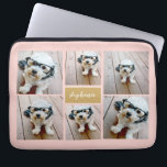6 Name der Fotocollage Minimalistisch - Farbe bear Laptopschutzhülle<br><div class="desc">Verwenden Sie Ihre quadratischen Instagram Fotos für die besten Ergebnisse! UM DEN HINTERGRUND ZU ÄNDERN - klicken Sie auf den Bereich "Anpassen" oder "Erweitert" und wählen eine Farbe im Farbwähler aus. Ein künstlerischer Weg,  um Ihre besten Foto-Sharing-Bilder anzuzeigen.</div>