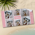 6 Name der Fotocollage Minimalistisch - Farbe bear Strandtuch<br><div class="desc">Verwenden Sie Ihre quadratischen Instagram Fotos für die besten Ergebnisse! UM DEN HINTERGRUND ZU ÄNDERN - klicken Sie auf den Bereich "Anpassen" oder "Erweitert" und wählen eine Farbe im Farbwähler aus. Ein künstlerischer Weg,  um Ihre besten Foto-Sharing-Bilder anzuzeigen.</div>