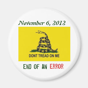 6. November 2012    -    Ende eines Fehlers Magnet