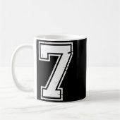 6 Number 67 Six Seven Meme Kaffeetasse (Links)