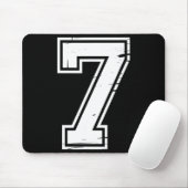 6 Number 67 Six Seven Meme Mousepad (Mit Mouse)