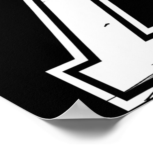 6 Number 67 Six Seven Meme  Poster (Ecke)