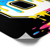 6 Number Seven Team Srts Ice Cream Drip Matching V Poster (Ecke)