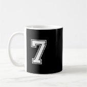 6 Nummer 67 Sechs Sieben Meme Kaffeetasse (Links)