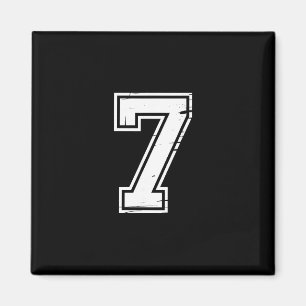 6 Nummer 67 Sechs Sieben Meme  Magnet