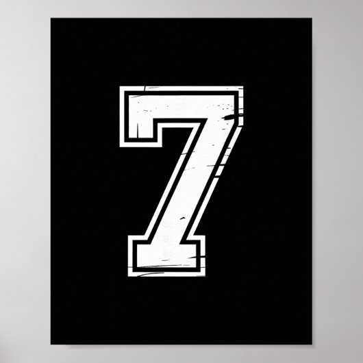 6 Nummer 67 Sechs Sieben Meme  Poster (Vorne)