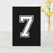 6 Nummer 67 Six Seven Meme  Karte (Gelbe Blume)