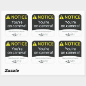 6 Original 3x3 Arlo Sticker (Blatt)