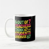 6 Out Of 7 Teachers Think 67% Of Students Overuse  Kaffeetasse (Links)