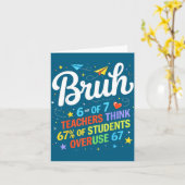 6 Out Of 7 Teachers Think 67% Of Students Overuse Karte (Gelbe Blume)