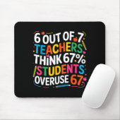 6 Out Of 7 Teachers Think 67% Of Students Overuse Mousepad (Mit Mouse)