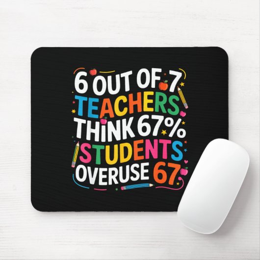 6 Out Of 7 Teachers Think 67% Of Students Overuse Mousepad (Mit Mouse)