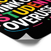 6 Out Of 7 Teachers Think 67% Of Students Overuse Poster (Ecke)