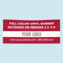 6' Outdoor- oder Indoor Vinyl Banner Benutzerdefin