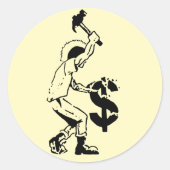 6 Pack Anarcho-punk Stickers (Vorderseite)