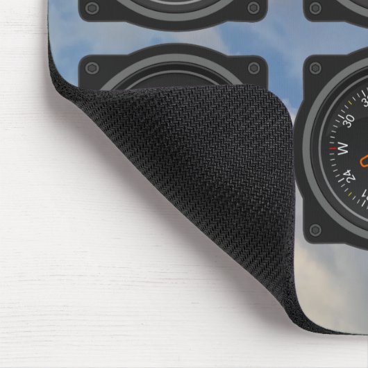 6 Pack von Flugzeugträgern in der Wolke Mousepad (Ecke)