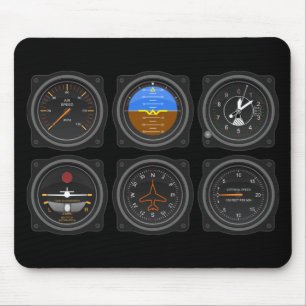 6 Packung Flugzeugsäcke Mousepad