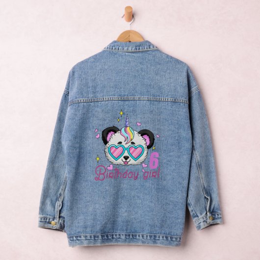 6. Panda Einhorn Jeansjacke (Hangar)