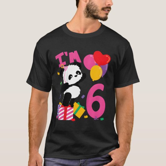 6 Panda T-Shirt (Vorderseite)