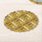 6 PapierUntersetzer - Multi-mit Ziegeln gedeckte Untersetzer (angewinkelt)