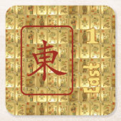 6 PapierUntersetzer - Ostwind Rechteckiger Pappuntersetzer (Vorderseite)