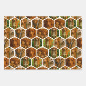 6 Personalisierte Vorlage für FotoCollage Geschenkpapier Set (Vorderseite 3)