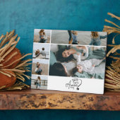 6 Personalized Best Aunt Photo Collage Fotoplatte (Seite)