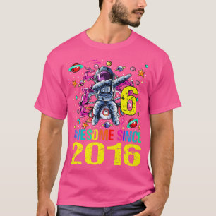 6 Phantastisch seit 2016 Astronaut 6. Geburtstagsr T-Shirt