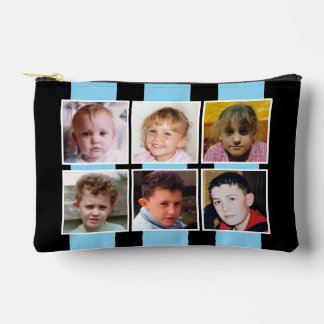 6 photo collage black blue zubehörtasche