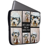 6 Photo Collage - you can change background color Laptopschutzhülle (Vorne Rechts)