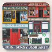 6 Plastic Irish Pubs Untersetzer, Dingle, Irland Getränkeuntersetzer (Vorderseite)