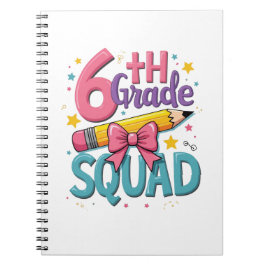 6. Platz zurück zur Schule Notizblock