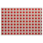 6-polige Chicagoer Flagge Red Star Stoff (Yard (91,4 cm))
