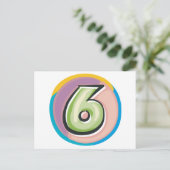 6 POSTKARTE (Stehend Vorderseite)