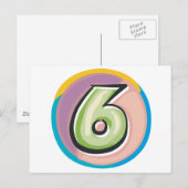6 POSTKARTE (Vorne/Hinten)