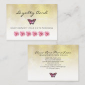 *~* 6 Punch Hole Butterfly Blume Treuekarte (Vorne/Hinten)