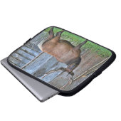 6 Punkt-Stier-Elch-Foto Laptopschutzhülle (Vorne Knopf)