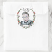 6 RBG-Aufkleber Runder Aufkleber (Tasche)