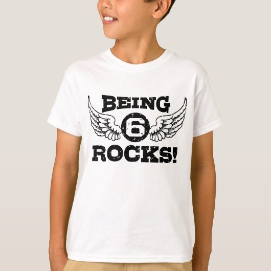 6 Rocks T-Shirt (Vorderseite)