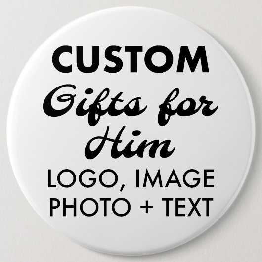 6" Round Button Button Abzeichen Benutzerdefiniert (Vorderseite)