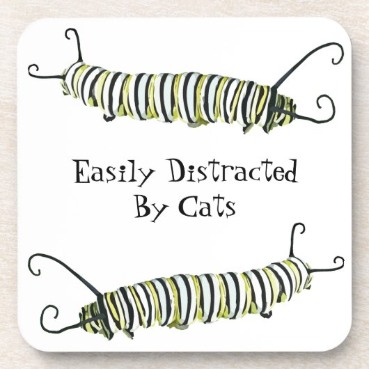 6 Rücken Untersetzer Kork - Leicht abgelenkt von K (Vorderseite)