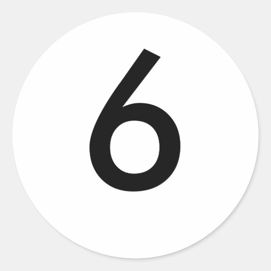 6 RUNDER AUFKLEBER (Vorderseite)