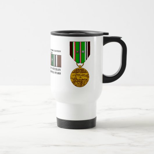 6 SCHLAGSTERNE / WELTKRIEG II VETERAN REISEBECHER (Rechts)