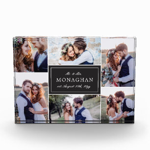 6 Schwarzes der Foto-Collagen-  Fotoblock