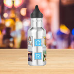 6 Sechs Foto Collage Niedlich Baby Family Liebe Gr Edelstahlflasche<br><div class="desc">Die Niedliche Baby Family Liebe Granny Stainless Steel Water Flasche präsentiert unsere moderne und schicke 6-Foto Collage! Diese personalisierte Wasserflasche ermöglicht Ihnen eine einzigartige und einmalige Collage mit Ihren Lieblings-Fotos. Wählen Sie einfach Ihre hochgeschätzten Instagram-Schnaps oder Ihre persönliche Fotografie aus und fügen Sie sie in unsere vorgefertigte Foto Collage Vorlage...</div>