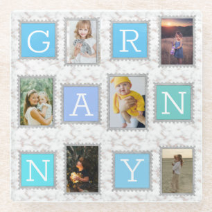 6 Sechs Foto Collage Niedlich Baby Family Liebe Gr Glasuntersetzer