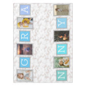 6 Sechs Foto Collage Niedlich Baby Family Liebe Gr Tischdecke (Vorderseite)