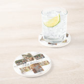 6 Sechs Foto Moderne Elegante Collage Family Liebe Getränkeuntersetzer (Seite)